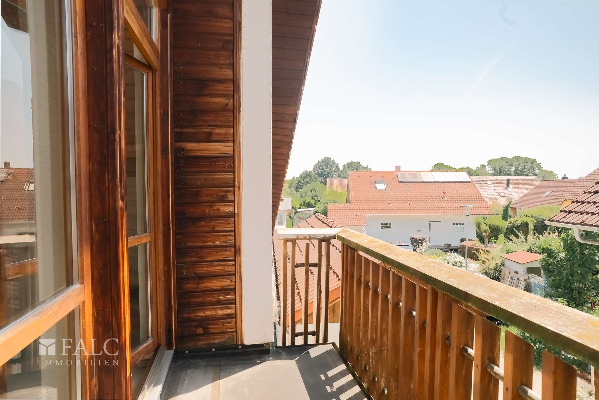 Ausblick Balkon